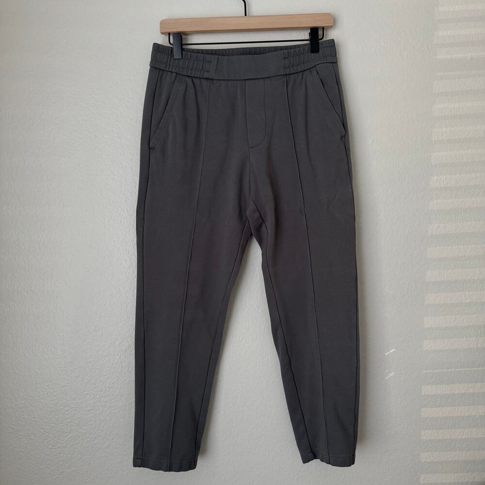 Bonobos Mens Gray Stretch Waist Pants Pleated Casual Joggers Size Small Short